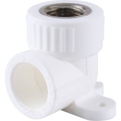 Угольник Kalde с креплением для полипропиленовых труб (внутр. Резьба, 25х1/2 )