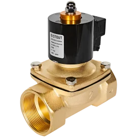 Клапан соленоидный (электромагнитный) STOUT прямого действия НЗ 220В G2 SSV-0010-220050