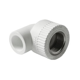 Угольник комбинированный Pro Aqua d=25-3/4 PP-R ВР Белый, PA26014P