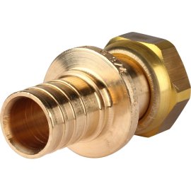 *Переходник РЕХАУ RAUTITAN с накидной гайкой 25-G 3/4 RX+ для труб из сшитого полиэтилена аксиальный, 14563391001