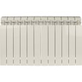 Радиатор биметаллический Global STYLE PLUS 500 12 секций боковое подключение (белый RAL 9010), STP05001012