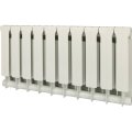 Радиатор биметаллический Global STYLE EXTRA 350 10 секций боковое подключение (белый RAL 9010)