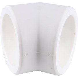 Угольник 45* Kalde d=110 для полипропиленовых труб под сварку (цвет белый), 3212-elb-110045