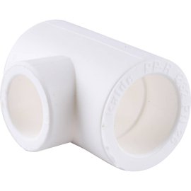 Тройник переходной Kalde 32х25х32 для полипропиленовых труб под сварку (цвет белый), 3212-tio-322532