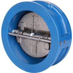 Обратный клапан двухстворчатый Tecofi из чугуна Ду125 Ру16 межфл ст/чуг T=110, CB3448N-EP0125