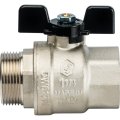 Кран шаровой STOUT полнопроходной, ВР/НР, ручка бабочка 1 1/4, SVB-0004-000032