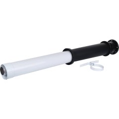 Базовый комплект Vaillant для вертикального прохода через крышу 80/125 мм PP. Цвет: черный