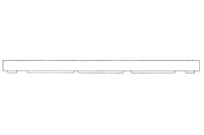 Задняя крепежная рейка Baxi 5116480