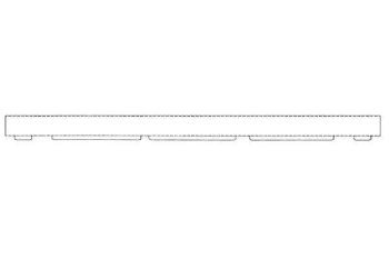 Задняя крепежная рейка Baxi 5116480