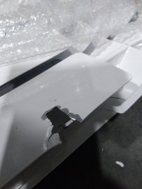 Уцененный товар (скол на ламели крайней секции): Радиатор биметаллический ROMMER Optima BM 500 8 секций боковое подключение (RAL9016), RBM-0210-050008