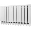 Радиатор алюминиевый Global VOX- R 500 12 секций боковое подключение (белый RAL 9010), VX05001012