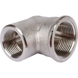 Угольник TIEMME ВВ никелированный 1 1/4х1 для стальных труб резьбовой, 1500464