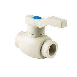 Кран шаровой полный проход PPR 63,  серый, RTP