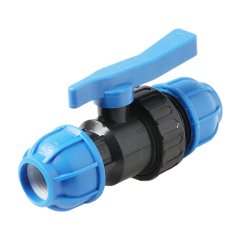 Кран шаровой Pro Aqua ПНД UNIO D 32x32 муфта-муфта, 9950000000X032