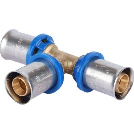 Тройник равнопроходный APE 16х16х16 для металлопластиковых труб прессовой, ARL2200111