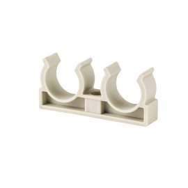 Опора для труб двойная PPR 25,  серый, РТП