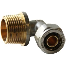 Угольник Pro Aqua D 16x1/2 с НР (компресс.), K02-16-M15