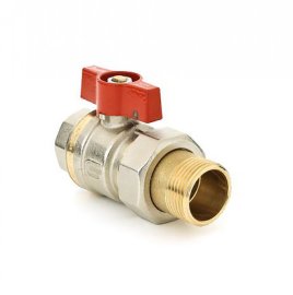 Кран шаровой Danfoss BVR-F латунный американка Ду 15, 065B8203