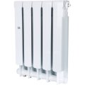 Радиатор биметаллический STOUT Space 500 5 секций нижнее правое подключение RAL9016, SRB-0320-050005