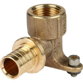 Угольник настенный РЕХАУ RAUTITAN с коротким нарезным патрубком 20-Rp 1/2 для труб из сшитого полиэтилена, 14563591001