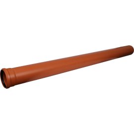 Труба Sinikon НПВХ D160x4,0 SN4, 1000 мм для наружной канализации, 22010.R