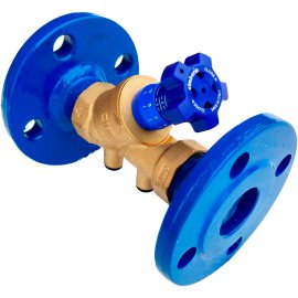 Комплект балансировочного ручного клапана Cimberio 787ОТ/2R 1 1/4  PN25 BB без изм. ниппелей c фланцевыми патрубками, CIM 787F 32