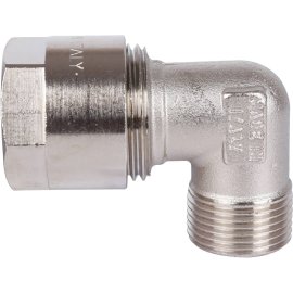 Угольник 90 с нар.резьбой Prandelli Multyrama (26х3,0х3/4) для металлопластиковых труб винтовой, 103.05.12.6