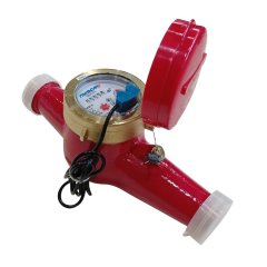 Счётчик г/в и х/в крыльчатый многоструйный Сантехкомплект Пульсар М Ду 32 Ру16 120С L=260мм резьба импульсный В/К