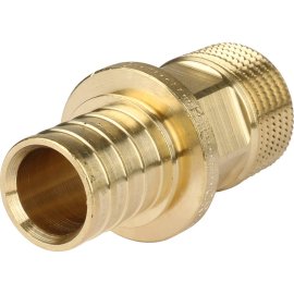 Переходник РЕХАУ RAUTITAN с наружной резьбой 20-R 1/2 RX+ для труб из сшитого полиэтилена аксиальный, 14563141001