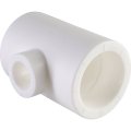 Тройник переходной Политэк 40х20х40 для полипропиленовых труб под сварку (цвет белый), 9300402040