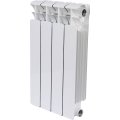 Радиатор биметаллический RIFAR BASE 500 4 секции боковое подключение (белый RAL 9016), 1RB50-4