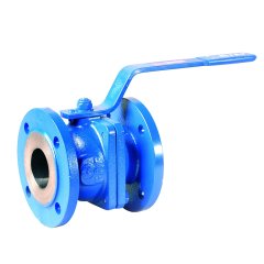 Кран шаровой фланцевый полнопроходной FAF Valve 1100 (FAF Valve 1220) Ду 250, Ру 16 с рукояткой, 1100250