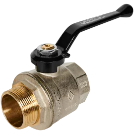 Кран шаровой BUGATTI Oregon (ручка-рычаг алюминий) внут-нар резьба 1 1/2