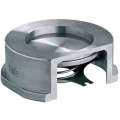 Клапан обратный пружинный ZETKAMA 275I Ду125 Ру40 межфланцевый из нерж. стали, 275I125E51