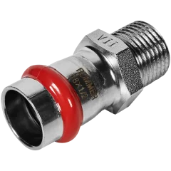 Переходник-НР ROMMER 18х1/2 из нержавеющей стали прессовой