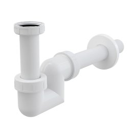 Сифон для умывальника и биде AlcaPlast DN32 пластик, A45F-DN32