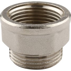 Переходник TIEMME НВ никелированный 1х1, 1500493