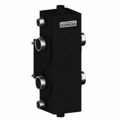 Гидравлический разделитель GIDRUSS GR-100-32 (до 100 кВт, G 1 1/4, корпус 100х100х3 ст. 09Г2С)