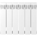 Радиатор биметаллический RIFAR MONOLIT 350 6 секций боковое подключение (белый RAL 9016), 3RM35-6
