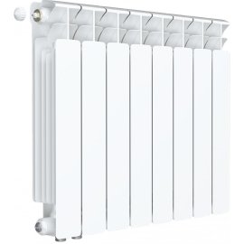 Радиатор биметаллический RIFAR BASE VENTIL 500 8 секции BVRL нижнее правое подключение (белый RAL 9016), 1RB50.VС-8