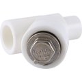Герметичный фильтр Kalde 20 (ВН-НР) (соединение муфта-муфта) для полипропиленовых труб под сварку (цвет белый), 3222-fls-200000