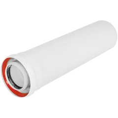 Удлинитель дымохода конденсационный коаксиальный ROMMER D80(п-м)/125(м-п), L500