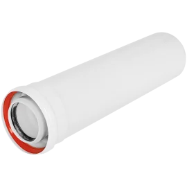 Удлинитель дымохода конденсационный коаксиальный ROMMER D80(п-м)/125(м-п), L500