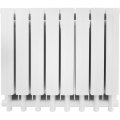 Радиатор алюминиевый Global VOX- R 500 8 секций боковое подключение (белый RAL 9010), VX05001008
