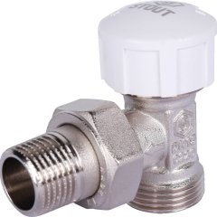Клапан термостатический угловой STOUT 1/2 х 3/4 ЕК, SVT-0002-100015