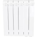 Радиатор алюминиевый Global VOX- R 500 6 секций нижнее правое подключение (белый RAL 9010), 169529