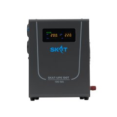 Источник питания Teplocom SKAT-UPS 100T Line-Interactive 220В, 100ВА, работает от 1 внутренней/внешней АКБ, 4543