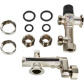 Насосно-смесительный узел ROMMER с термостатическим клапаном 20-55°C, без насоса