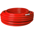 Труба EVOH PE-Xa в изоляции 32х4,4х 6,  50м красная, RTP