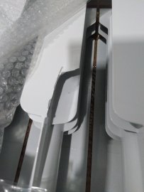 Уцененный товар (скол ламели): Радиатор алюминиевый ROMMER Profi 350 12 секций (AL350-80-80-080) боковое подключение (RAL9016), RAL-1210-035012